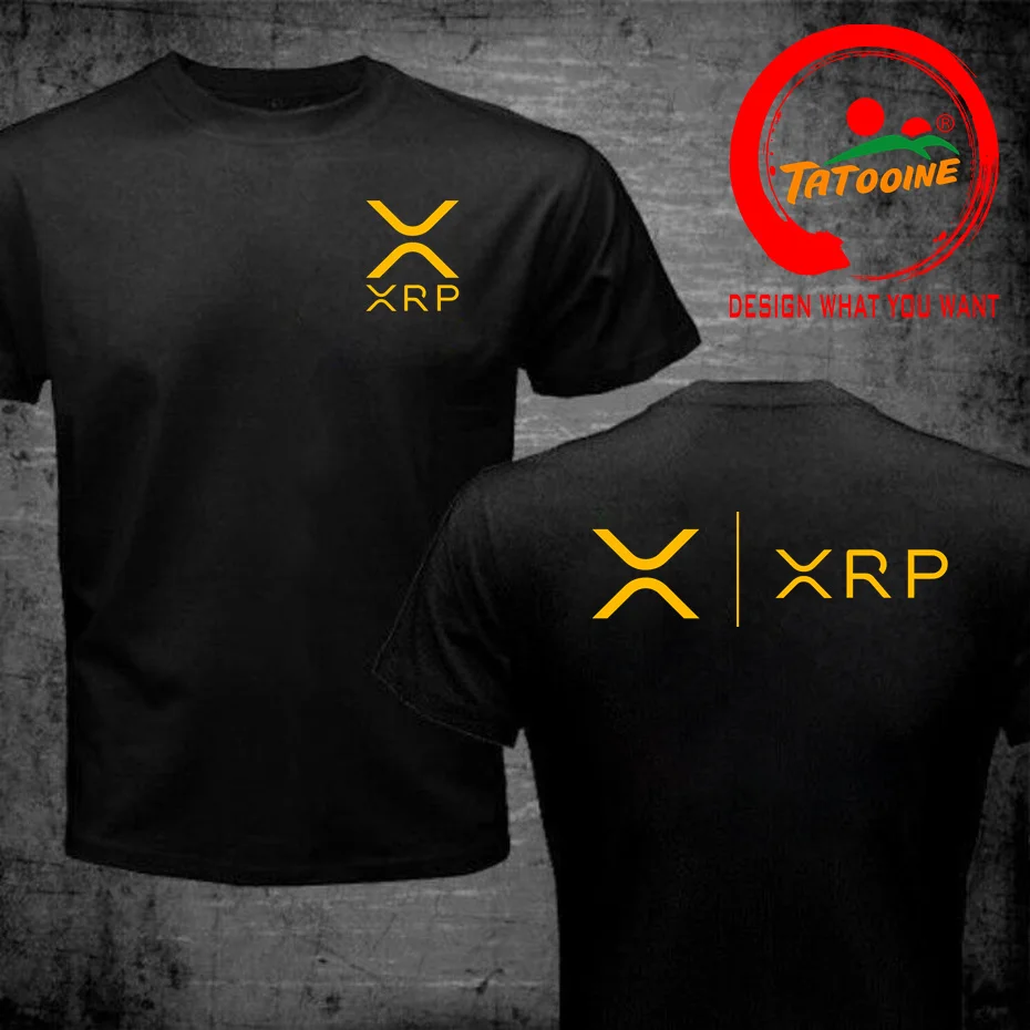 

Криптовалюты криптовалюты Майнер XRP RIPPLE новая золотая сторона за Боком футболка Harajuku панк мужские футболки топы Чистый хлопок O-образный вырез Футболка