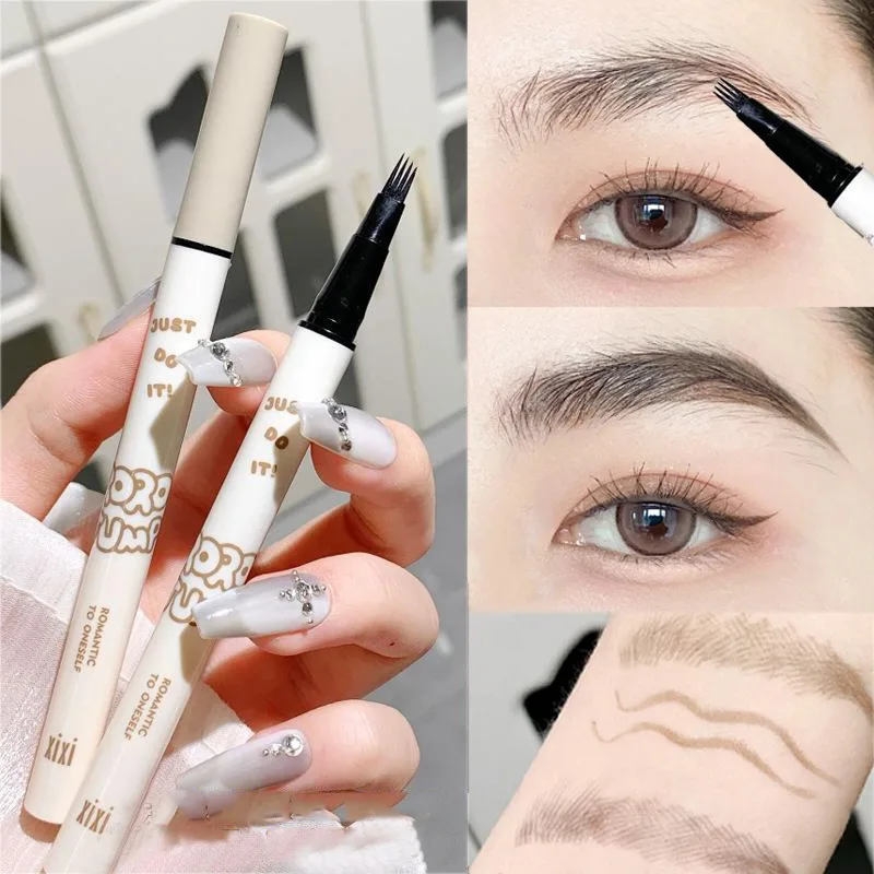 Black Brown Liquid Eyebrow Pencil 4 Points Waterproof Matte Liquid Eyeliner Eyebrow Pen Lasting Quick Dry Makeup Eyes Cosmetics
Black Brown Liquid Eyebrow Pencil 4 Points Waterproof Matte Liquid Eyeliner Eyebrow Pen Lasting Quick Dry Makeup Eyes Cosmetics