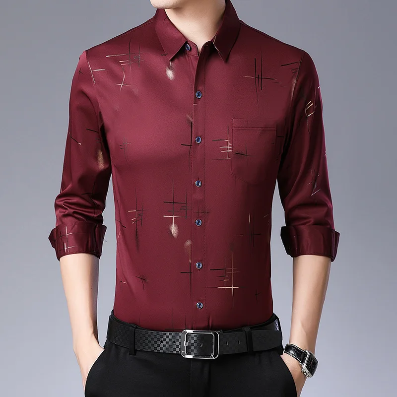 2023 Spring and Autumn Thin Plaid Stripe Long Sleeve Shirt Men's Fashion Business Mercerized Cotton Non Iron Shirt
2023 Spring and Autumn Thin Plaid Stripe Long Sleeve Shirt Men's Fashion Business Mercerized Cotton Non Iron Shirt