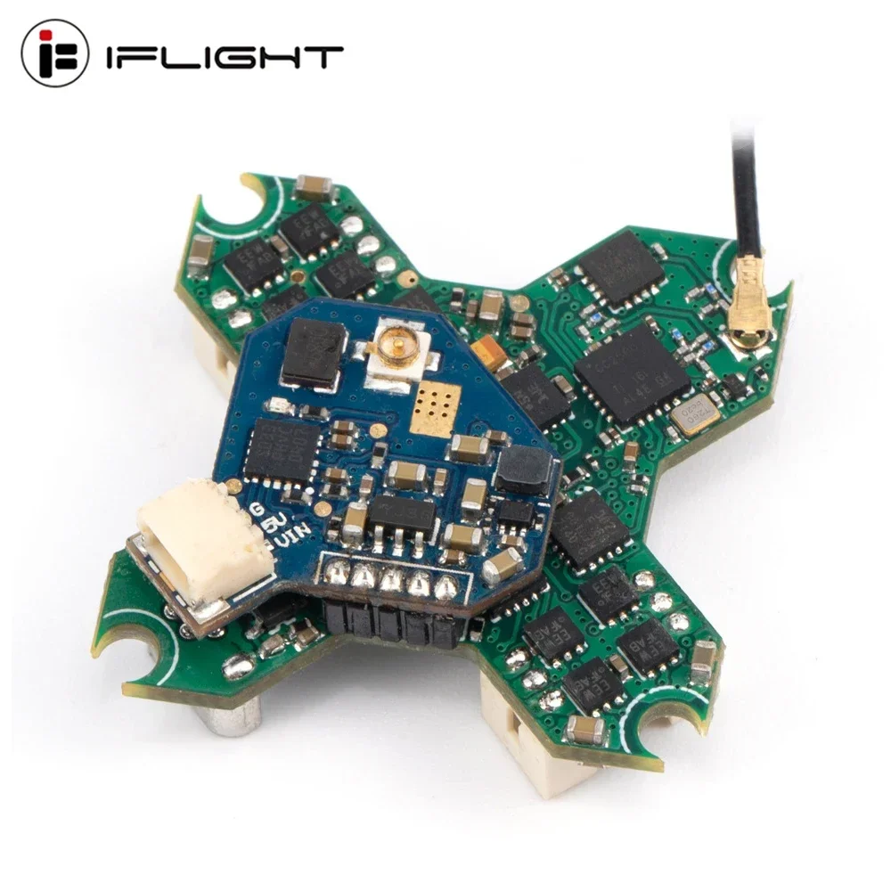 IFlight BLITZ F411 F4 1S 5A Whoop AIO Контроллер полета 50 мВт VTX встроенный ELRS 2,4G приемник для RC FPV гоночного дрона
IFlight BLITZ F411 F4 1S 5A Whoop AIO Контроллер полета 50 мВт VTX встроенный ELRS 2,4G приемник для RC FPV гоночного дрона