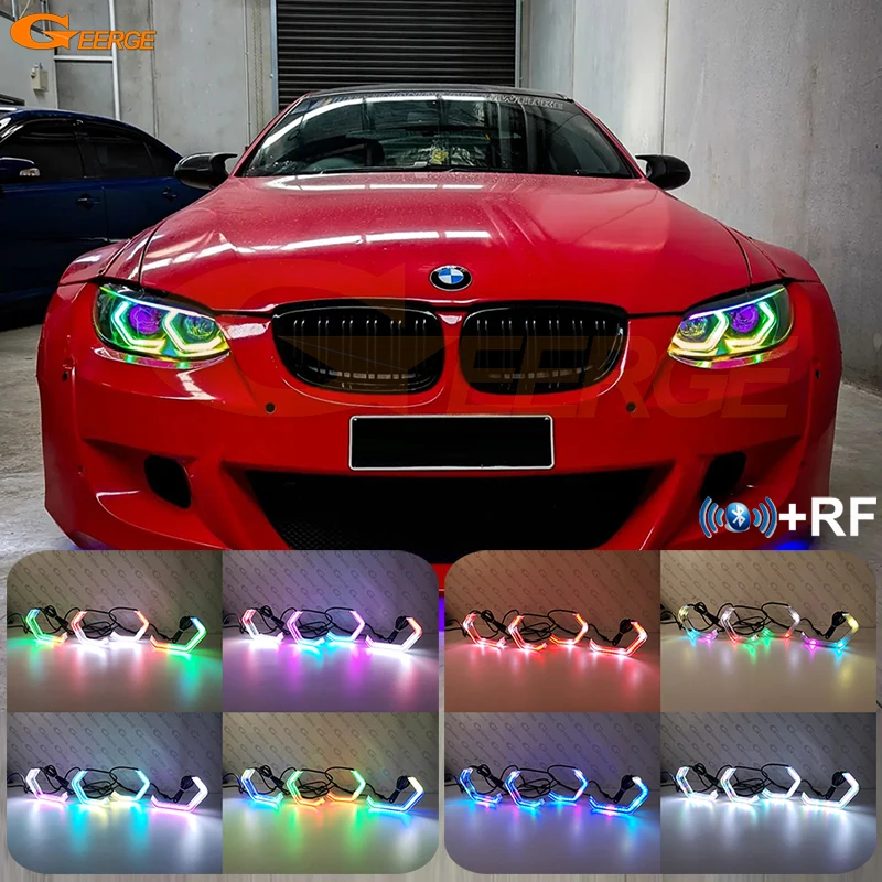 For BMW 3 Series E92 E93 Coupe Cabriolet Ultra Bright Concept M4 Iconic Style Dynamic Multi Color RGB LED Angel Eyes Halo Rings
For BMW 3 Series E92 E93 Coupe Cabriolet Ultra Bright Concept M4 Iconic Style Dynamic Multi Color RGB LED Angel Eyes Halo Rings
