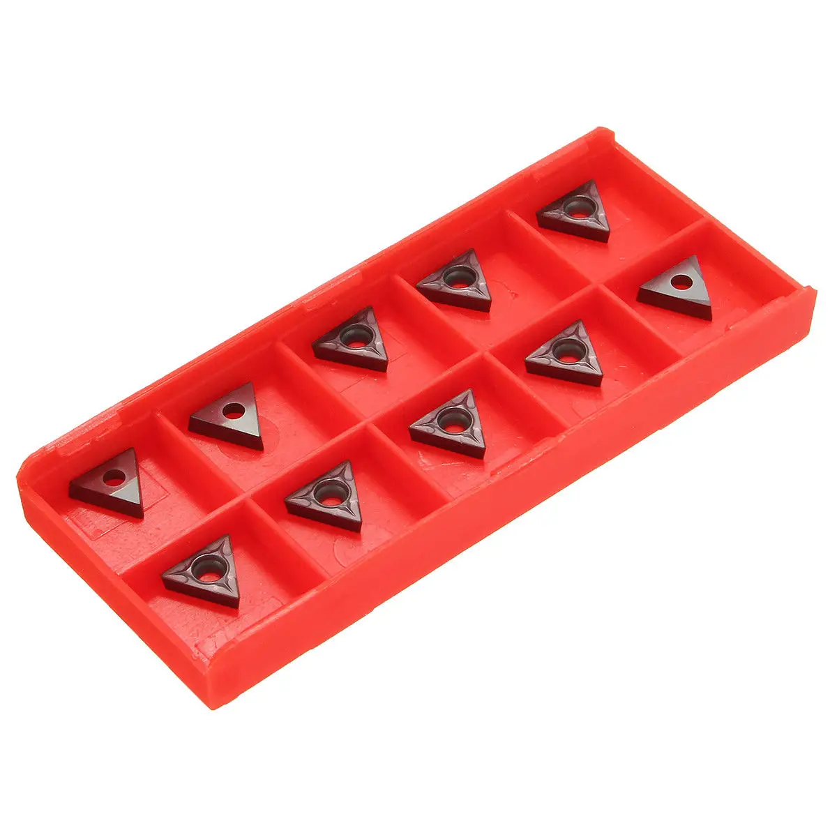10Pcs TCMT 731 Carbide Insert C6 Grade For 1/4 & 5/16'' Turning Tools Milling Turning Drilling Iron Copper Aluminum Toolholding
10Pcs TCMT 731 Carbide Insert C6 Grade For 1/4 & 5/16'' Turning Tools Milling Turning Drilling Iron Copper Aluminum Toolholding