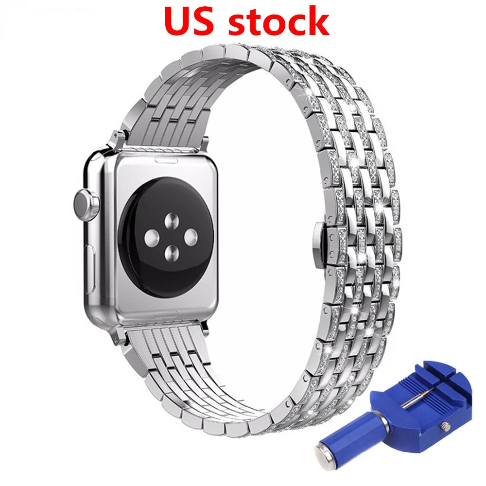 Diamond strap For Apple watch band 45mm/41mm 44mm/40mm stainless steel 38mm/42mm butrery bracelet iwatch series 5 4 3 SE 6 7
Diamond strap For Apple watch band 45mm/41mm 44mm/40mm stainless steel 38mm/42mm butrery bracelet iwatch series 5 4 3 SE 6 7