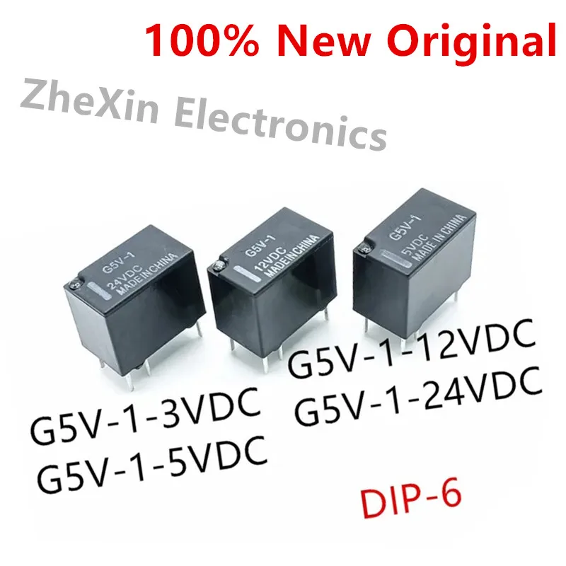 5PCS/Lot G5V-1-3VDC 、G5V-1-5VDC 、G5V-1-9VDC 、G5V-1-12VDC 、G5V-1-24VDC DIP-6 New Original High Sensitivity Signal Relay G5V-1
5PCS/Lot G5V-1-3VDC 、G5V-1-5VDC 、G5V-1-9VDC 、G5V-1-12VDC 、G5V-1-24VDC DIP-6 New Original High Sensitivity Signal Relay G5V-1