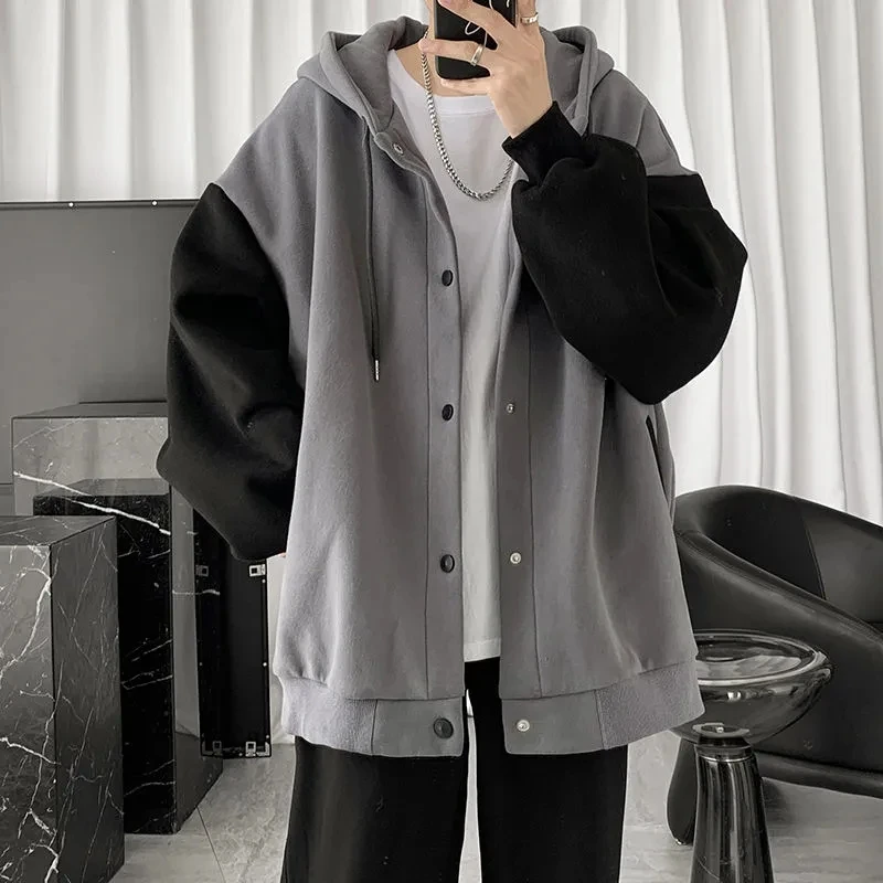 Men Fashion Sweater Coat Jacket Men Casual Loose Autumn Winter Loose Thick Warm Soft Drawstring Hooded Sweater Jacket Button
Men Fashion Sweater Coat Jacket Men Casual Loose Autumn Winter Loose Thick Warm Soft Drawstring Hooded Sweater Jacket Button