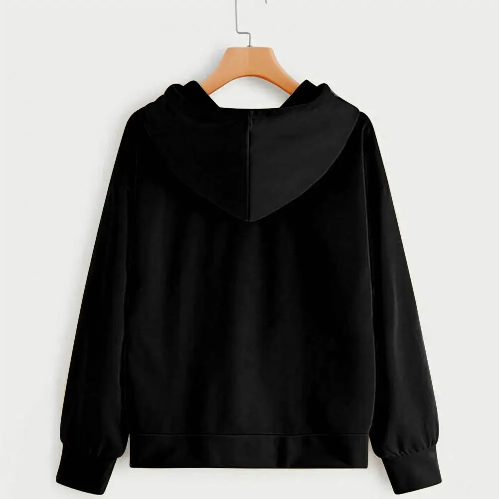 Women Pullover Super Soft Printed Ribbed Cuff Sweatshirt Drawstring Autumn Winter Ladies Hooded Sweatshirt for Working
Women Pullover Super Soft Printed Ribbed Cuff Sweatshirt Drawstring Autumn Winter Ladies Hooded Sweatshirt for Working