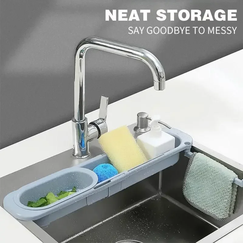 Kitchen Telescopic Sink Storage Rack Soap Sink Drain Rack Storage Basket Rotatable Towel Kitchen Gadget Accessories
Kitchen Telescopic Sink Storage Rack Soap Sink Drain Rack Storage Basket Rotatable Towel Kitchen Gadget Accessories