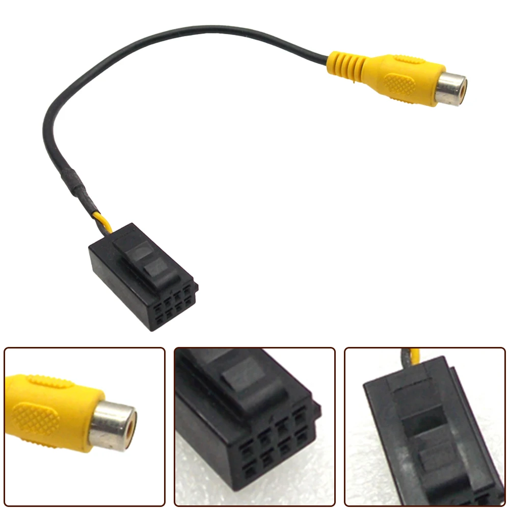 Car Navigation Rear View Camera Video Cable Reversing Adapter For Caska 8 Pin ABS Black+yellow RCA Interface
Car Navigation Rear View Camera Video Cable Reversing Adapter For Caska 8 Pin ABS Black+yellow RCA Interface