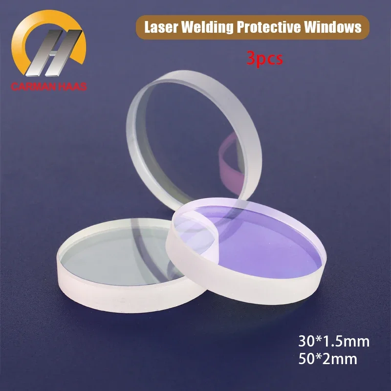 3pcs/lot Fiber Laser Protective Windows 4kw Diameter 30mm 50mm for 1064nm Laser Protection Lens Handheld Welding Machine
3pcs/lot Fiber Laser Protective Windows 4kw Diameter 30mm 50mm for 1064nm Laser Protection Lens Handheld Welding Machine