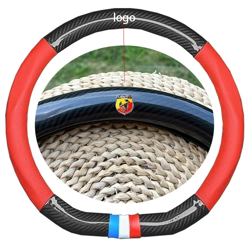 Car Steering Cover Wheel Booster Carbon Fiber Texture Leather For Abarth 595 Abarth 500 Abarth 124 Spider Fiat
Car Steering Cover Wheel Booster Carbon Fiber Texture Leather For Abarth 595 Abarth 500 Abarth 124 Spider Fiat