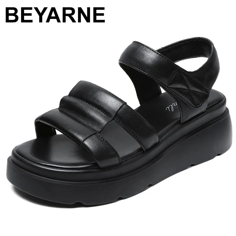 Summer Women Sandals 2023 Concise Luxury Design Chunky Platform Wedges Genuine Leather Sandals Ladies Open Toe Shoes
Summer Women Sandals 2023 Concise Luxury Design Chunky Platform Wedges Genuine Leather Sandals Ladies Open Toe Shoes