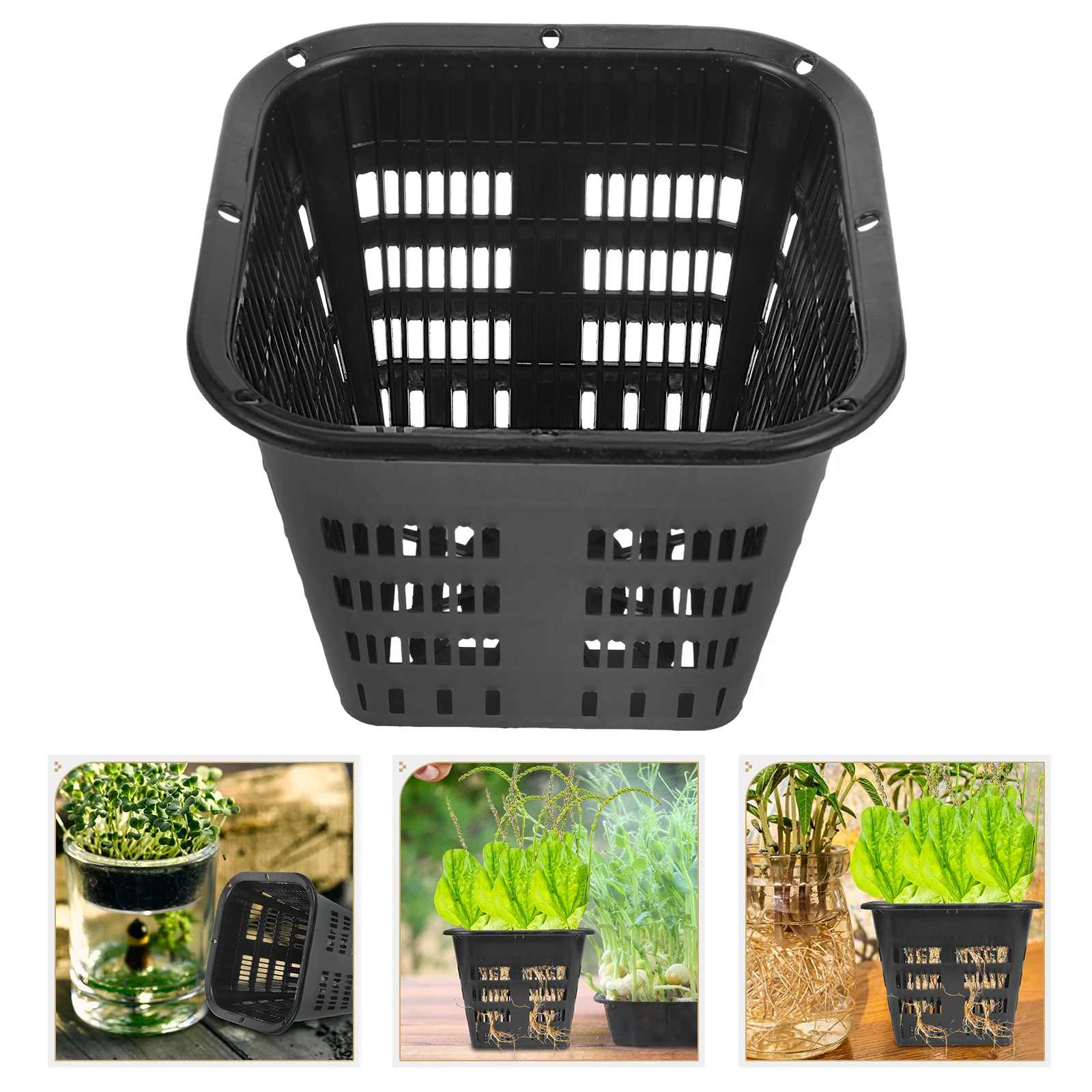 Hydroponic Net Pots 8Pcs Slotted Mesh Net Cups Square Planting Basket Cup Mesh Planting Cups Plastic Net Pots Hydroponics
Hydroponic Net Pots 8Pcs Slotted Mesh Net Cups Square Planting Basket Cup Mesh Planting Cups Plastic Net Pots Hydroponics