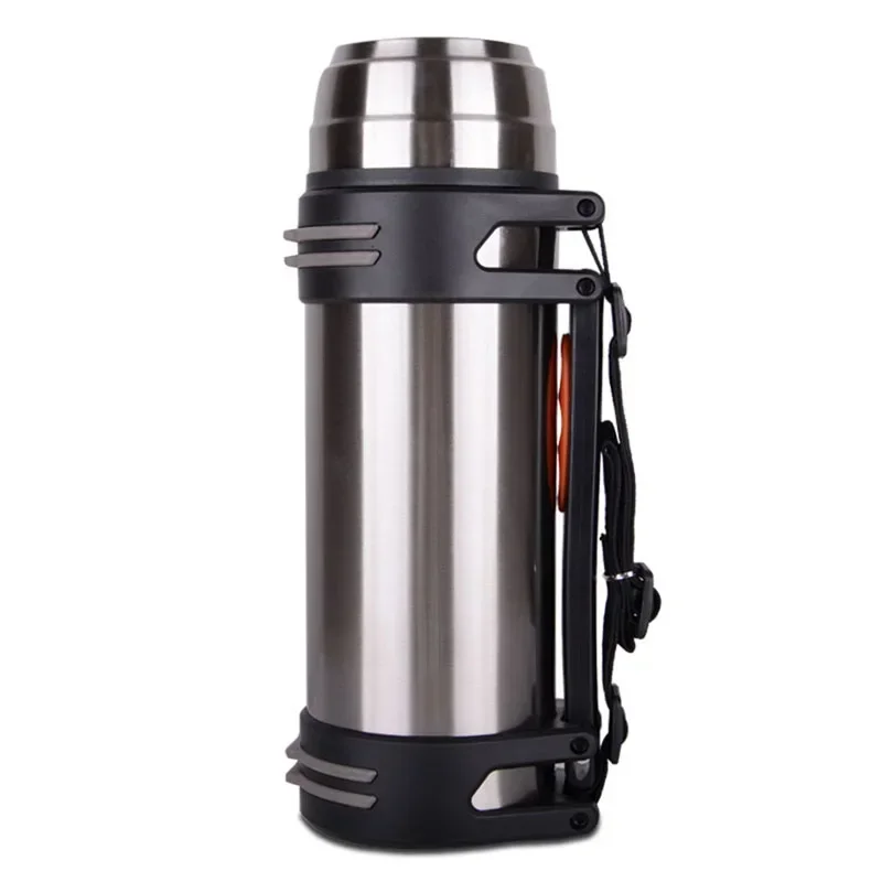 

1.2L/1.6L/2L Large Thermos High Quality 304 Stainless Steel Vacuum Flask Hot Insulation Sports Water Bottle Men Drinking Bottle
