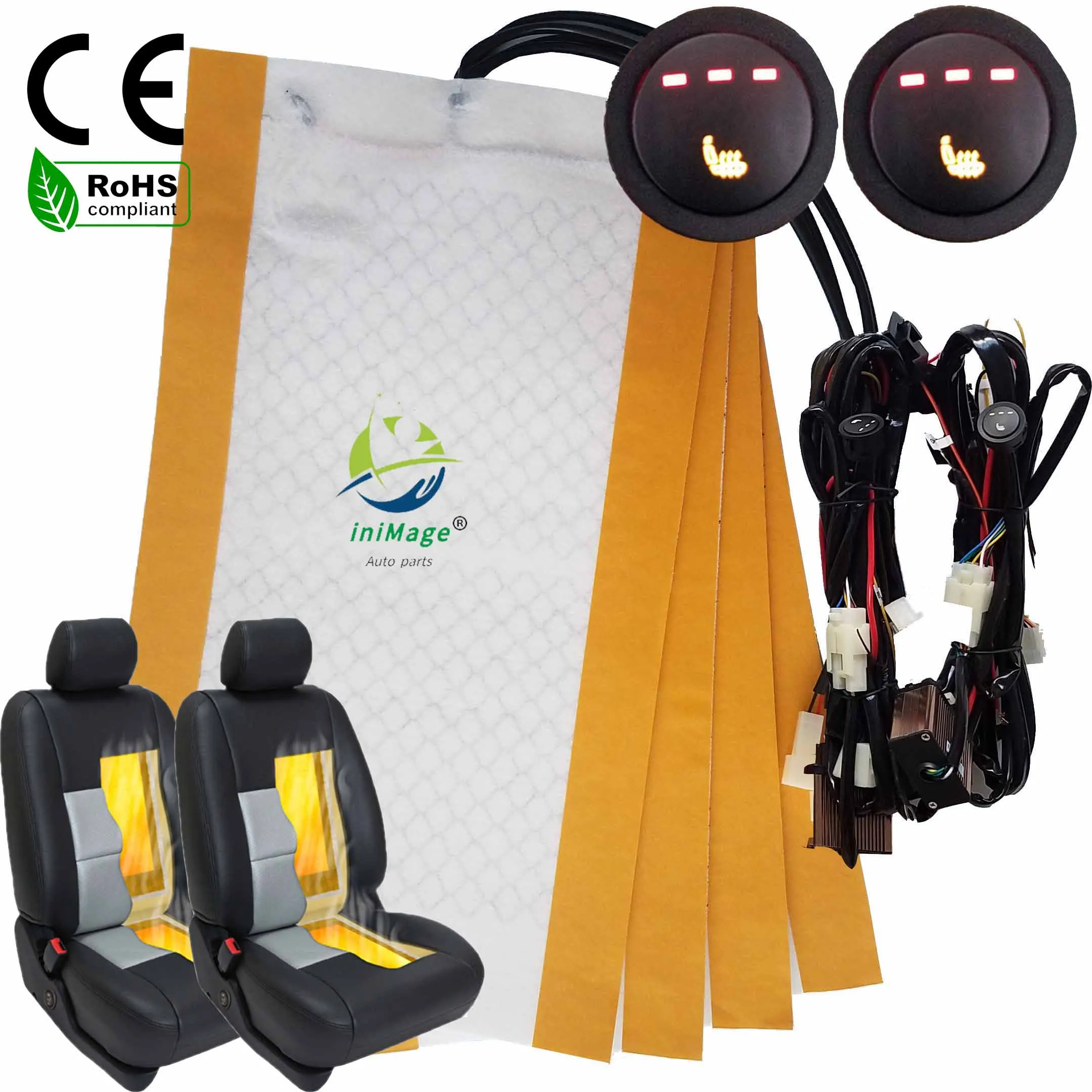 New universal 12v 3-level temperature round switch K1 carbon fiber mat seat heated 2 seats use car seat heating in winter
New universal 12v 3-level temperature round switch K1 carbon fiber mat seat heated 2 seats use car seat heating in winter