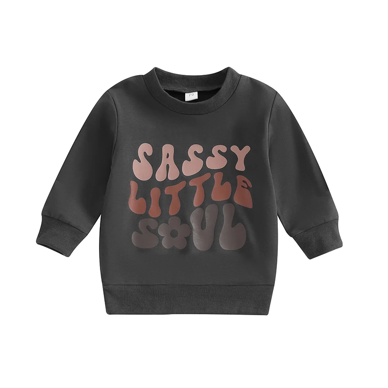 Newborn Baby Girl Boy Long Sleeve Clothes Sassy Little Soul Crewneck Pullover Sweatshirt Oversized Fall Winter Outfit
Newborn Baby Girl Boy Long Sleeve Clothes Sassy Little Soul Crewneck Pullover Sweatshirt Oversized Fall Winter Outfit