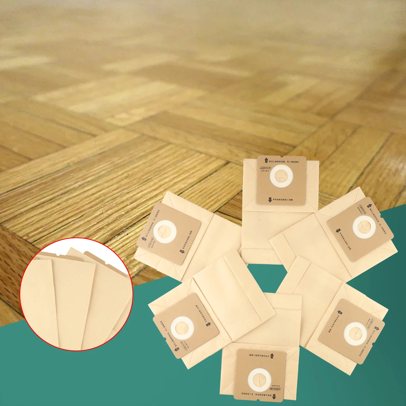 6 Pcs Paper Dust Bags For ZR0049/ZR0007 RO1121 Vacuum Cleaner Household Vacuum Cleaner Replacement Spare Parts
6 Pcs Paper Dust Bags For ZR0049/ZR0007 RO1121 Vacuum Cleaner Household Vacuum Cleaner Replacement Spare Parts