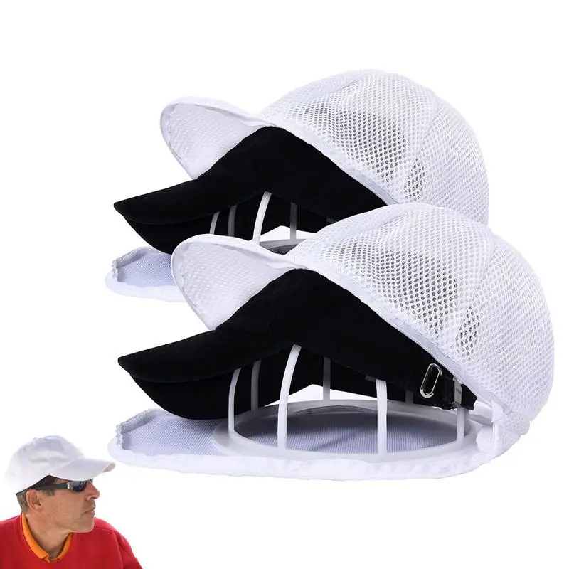 

Multifunctional Baseball Caps Washer Hat Double-deck Hat Cleaners Protector Cleaning Kit With Hat Washer Cage And Laundry Bag