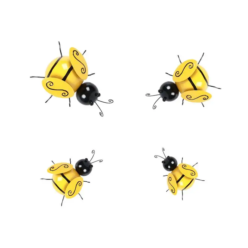 Bumble Bee Wall Decor 4pcs Honey Bees Sculpture Metal Yard Art Wall Ornaments Outside For Garden Fence Patio Porch
Bumble Bee Wall Decor 4pcs Honey Bees Sculpture Metal Yard Art Wall Ornaments Outside For Garden Fence Patio Porch