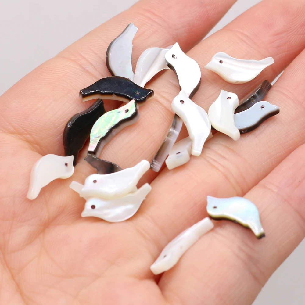 10pcs Natural Freshwater Shell Birds Loose Beads Handmade Crafts DIY Necklace Bracelet Earrings Accessories for Woman 6x15mm
10pcs Natural Freshwater Shell Birds Loose Beads Handmade Crafts DIY Necklace Bracelet Earrings Accessories for Woman 6x15mm