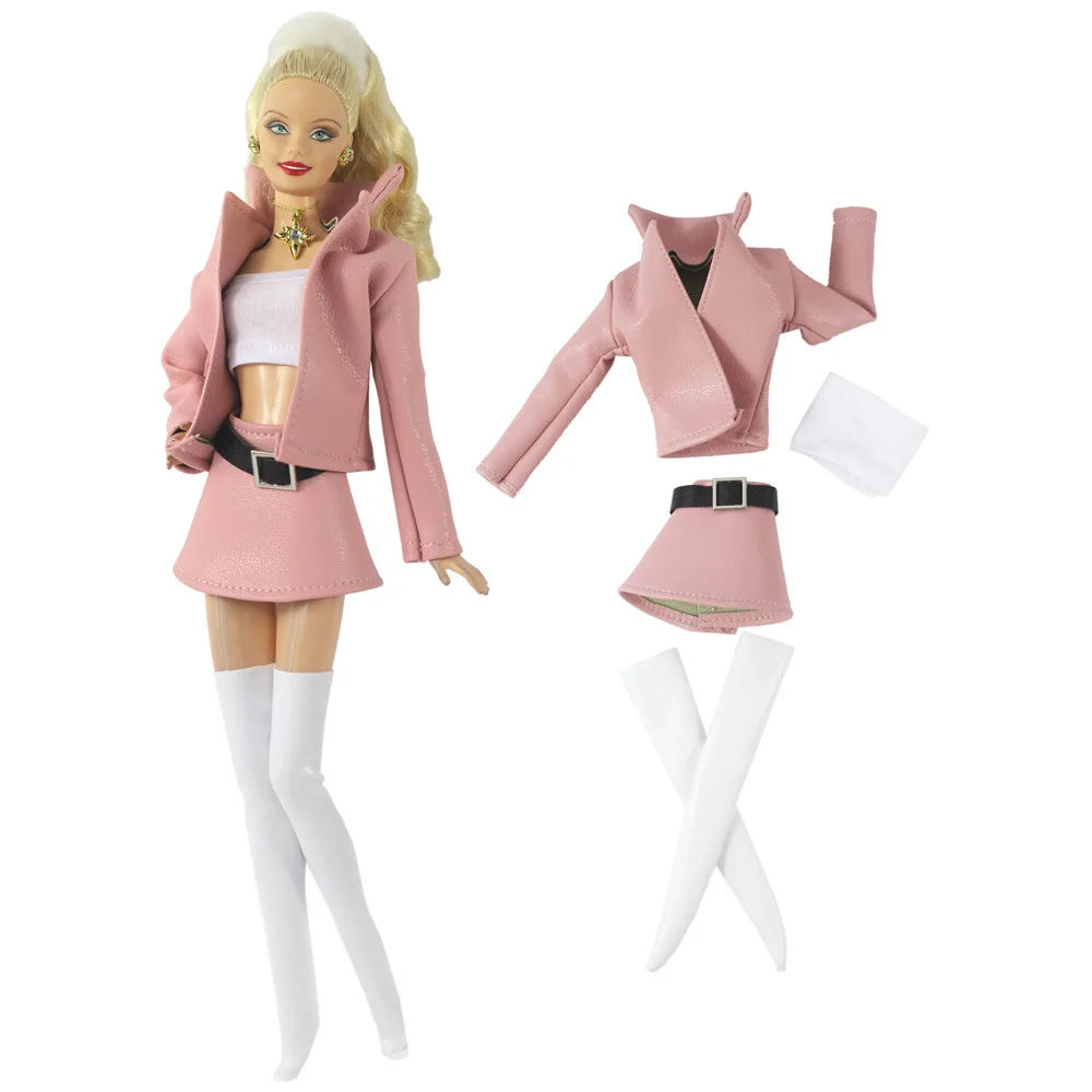 NK 1 Set 1/6 Princess Clothes Noble Pink Coat+Short Skirt+ White Bag Shoes Fashion Dress For Barbie Doll Accessories Gift Toy
NK 1 Set 1/6 Princess Clothes Noble Pink Coat+Short Skirt+ White Bag Shoes Fashion Dress For Barbie Doll Accessories Gift Toy
