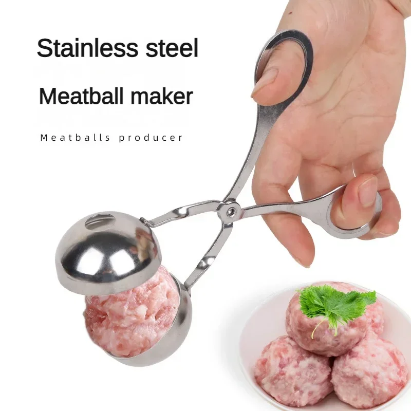 Stainless Steel Clip Meatball Maker Non Stick Stuffed Clip Round Rice Ball Shaper Spoon with Grip Cooking Kitchen Accessories
Stainless Steel Clip Meatball Maker Non Stick Stuffed Clip Round Rice Ball Shaper Spoon with Grip Cooking Kitchen Accessories