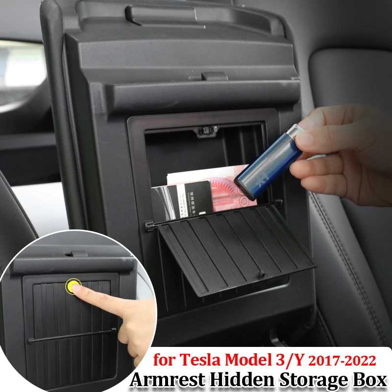 Armrest Hidden Storage Box For Tesla Model 3 Y 2017-2023 Interior Modification Accessories Central Console Organizer Box 2021
Armrest Hidden Storage Box For Tesla Model 3 Y 2017-2023 Interior Modification Accessories Central Console Organizer Box 2021