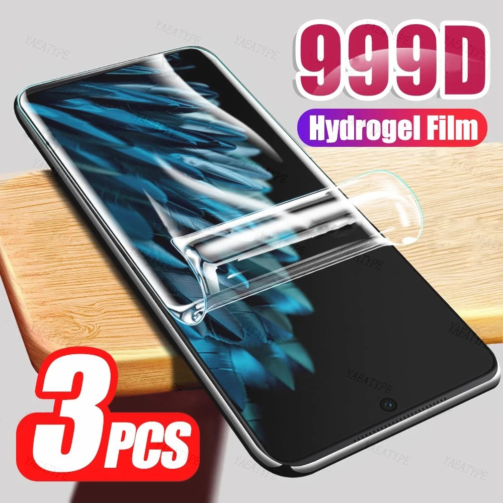 

3Pcs Screen Protector Hydrogel Film For Huawei Mate 60 Pro Emjoy P60 Pro nova Y91 Y71 11I 11 Ultra Pro Mate X3 Enjoy 60 P60 Art