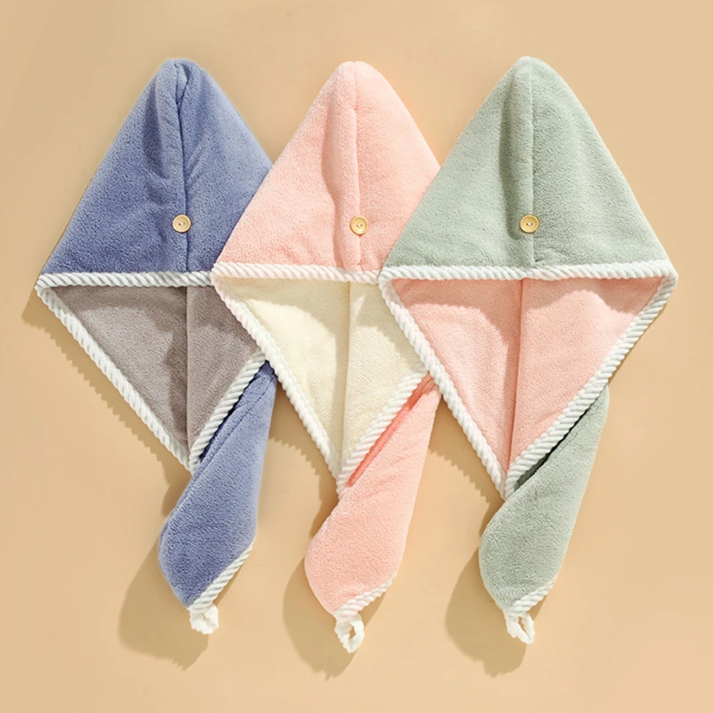 Women Hair Drying Hat Quick-dry Hair Towel Cap Hat Microfiber Solid Towel Cap Super Absorption Turban Hair Dry Cap Bath Hat
Women Hair Drying Hat Quick-dry Hair Towel Cap Hat Microfiber Solid Towel Cap Super Absorption Turban Hair Dry Cap Bath Hat