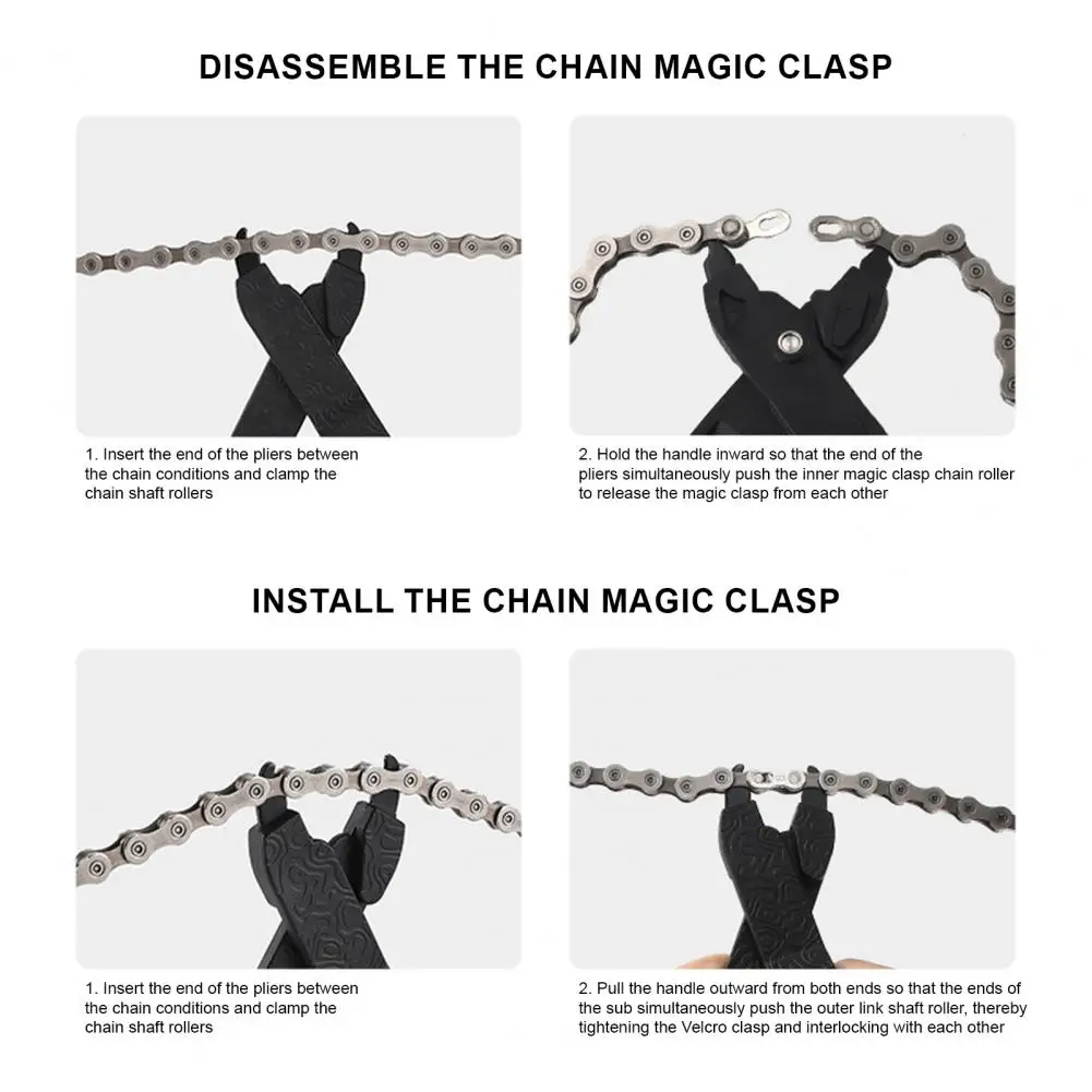 Chain Magic Buckle Installation Tool High Hardness Steel Bicycle Chain Link Pliers Quick Removal Installation Tire for Mtb
Chain Magic Buckle Installation Tool High Hardness Steel Bicycle Chain Link Pliers Quick Removal Installation Tire for Mtb