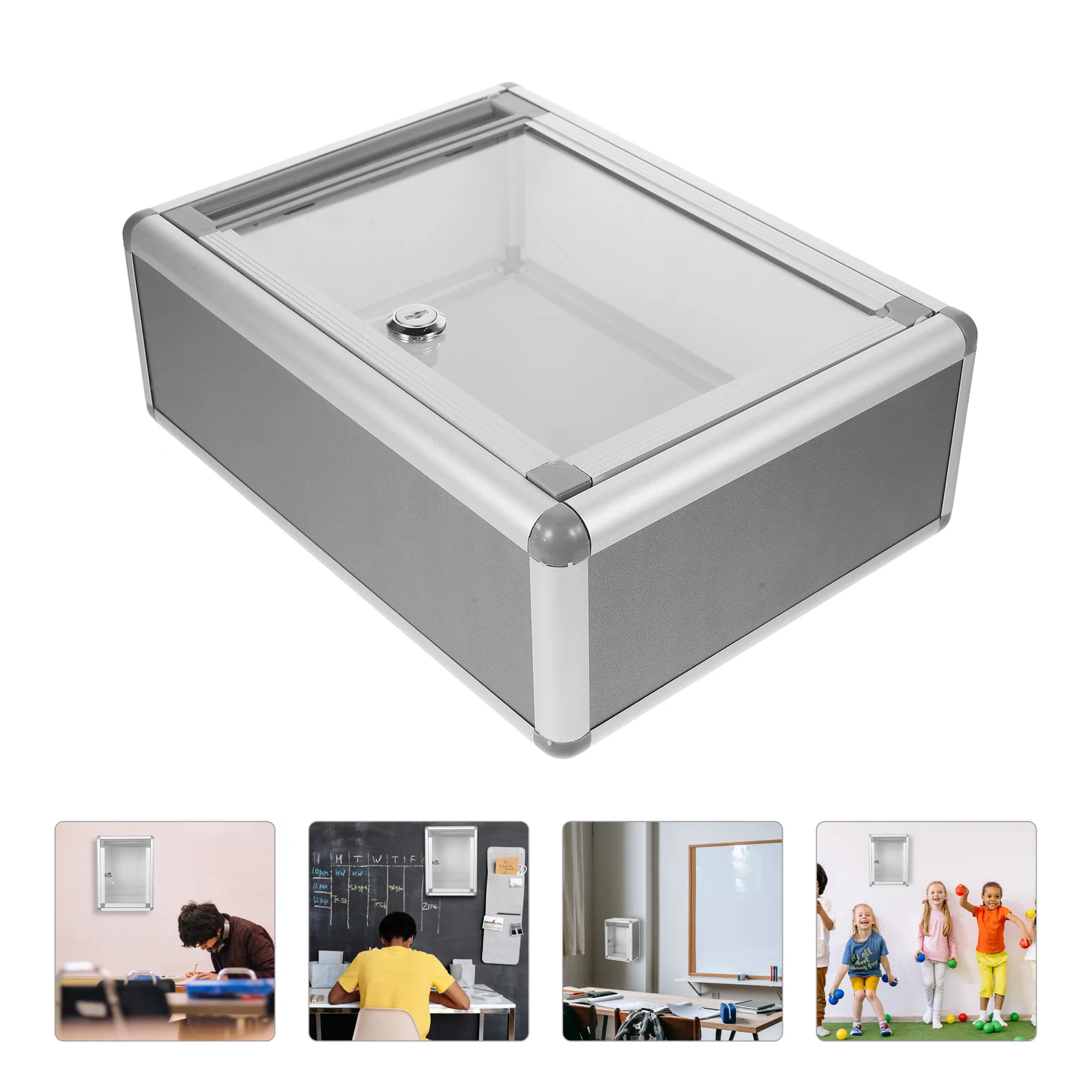 Металлическая коробка для пожертвования коробка для офиса Коробка для предметов безопасности коробка с замком ключи алюминиевый сплав коробка для рисования для визиток общественных мест 
Металлическая коробка для пожертвования коробка для офиса Коробка для предметов безопасности коробка с замком ключи алюминиевый сплав коробка для рисования для визиток общественных мест