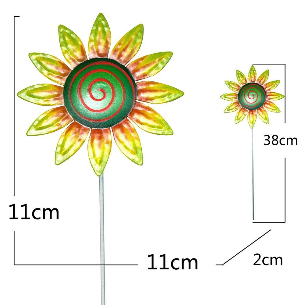 Sunflower Metal Rotating Sunflower Metal Flower Stakes Standing Lawn Flower Yard Art Lawn Decoration Garden Stake Home Ornament
Sunflower Metal Rotating Sunflower Metal Flower Stakes Standing Lawn Flower Yard Art Lawn Decoration Garden Stake Home Ornament