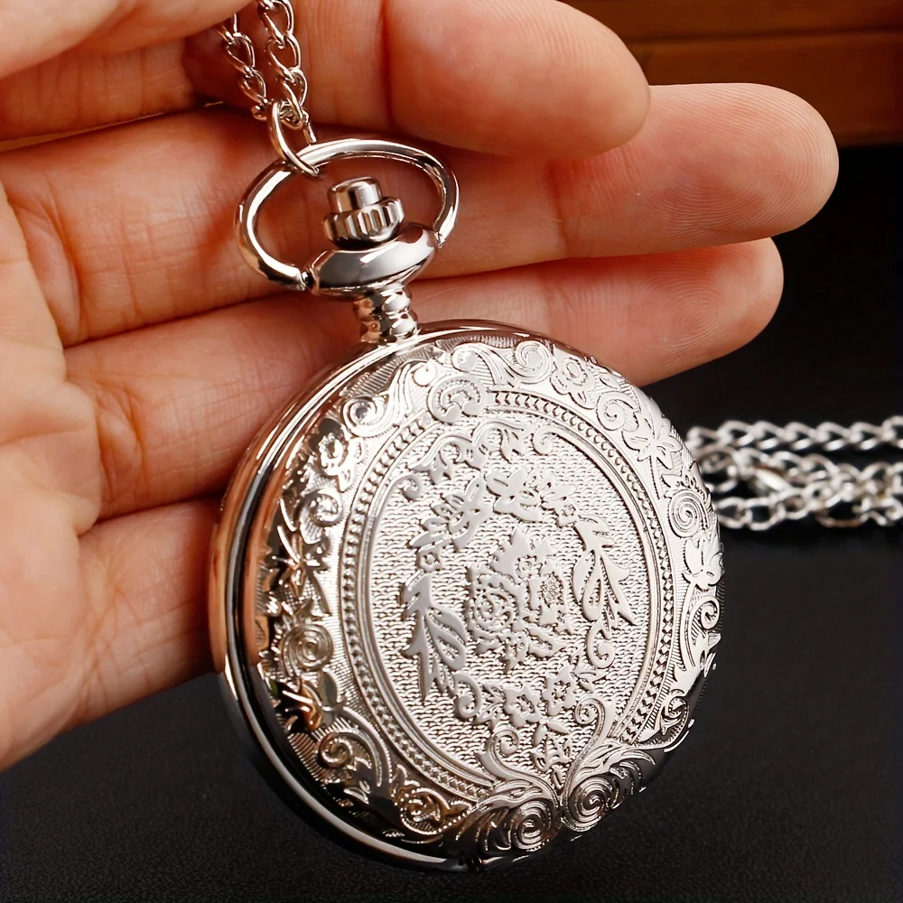 Classical Carved L48 Clamshell Pocket Watch, Retro Necklace Watch For Men And Women, Hanging Pocket Watch Gift
Classical Carved L48 Clamshell Pocket Watch, Retro Necklace Watch For Men And Women, Hanging Pocket Watch Gift
