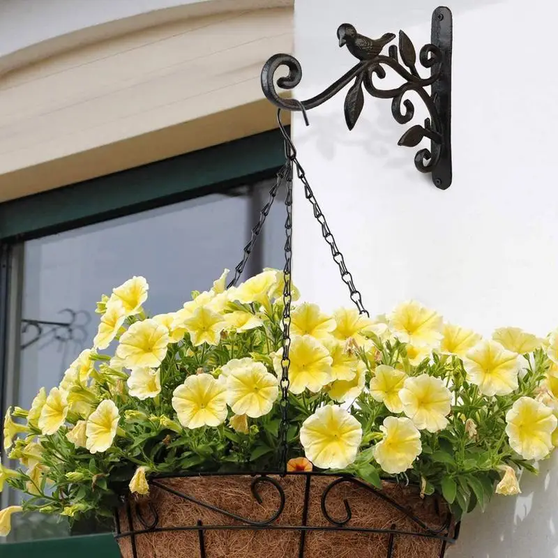 Wall Plant Hanger Retro Planter Flower Pots Bracket Iron Art Hook Non-slip Plant Hanger Wall Mounted For Entrances Patios
Wall Plant Hanger Retro Planter Flower Pots Bracket Iron Art Hook Non-slip Plant Hanger Wall Mounted For Entrances Patios