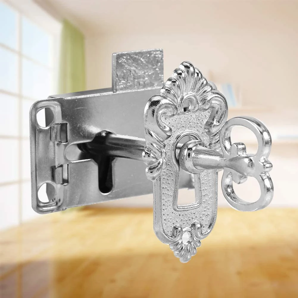 Furniture Home Bathroom Drawer Cabinet Door Lock Drawer Lock Nickel Vintage Beautiful Shape Exquisite Patterns
Furniture Home Bathroom Drawer Cabinet Door Lock Drawer Lock Nickel Vintage Beautiful Shape Exquisite Patterns