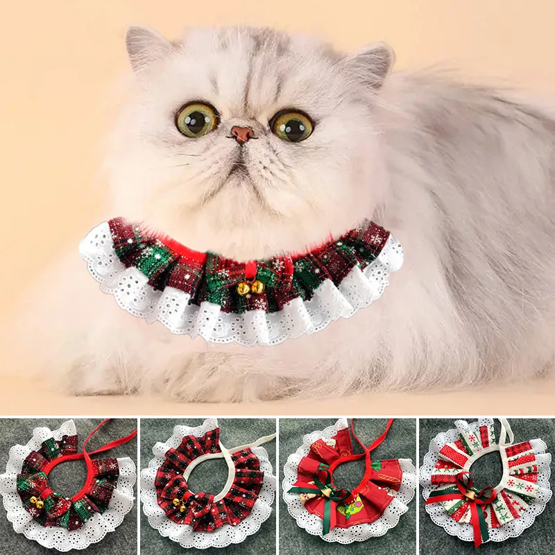 Christmas Pet Cute Cat Bow Bibs Collar with Bell Dog Triangle Scarf Xmas Pet Costume Accessories for Small Medium Dogs Cats Acc
Christmas Pet Cute Cat Bow Bibs Collar with Bell Dog Triangle Scarf Xmas Pet Costume Accessories for Small Medium Dogs Cats Acc