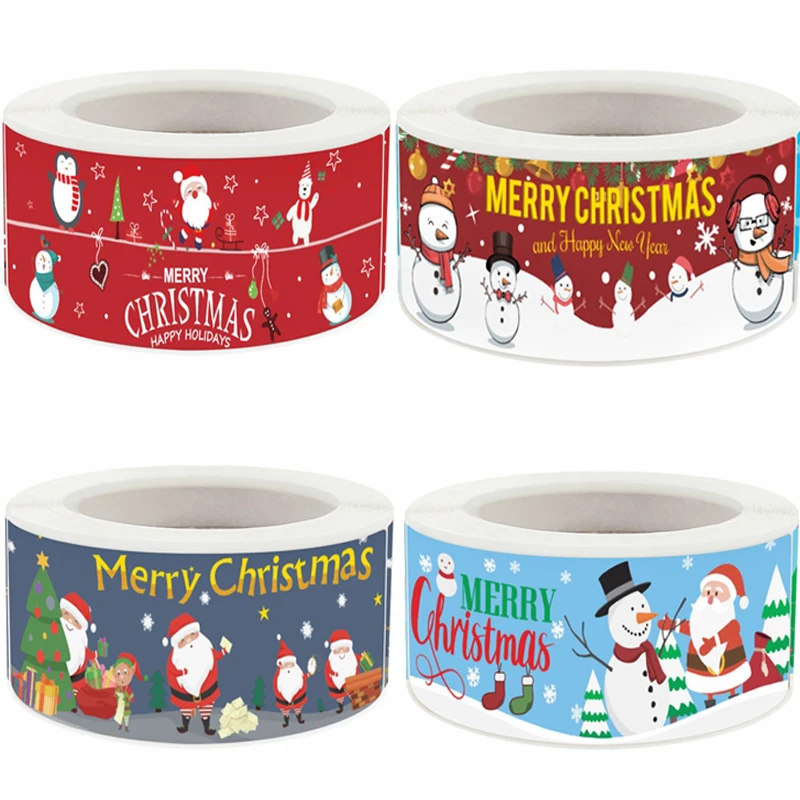 120Pcs/roll Merry Christmas Stickers Happy New Year Gift Sealing Stickers Holiday Candy Bag Box Decoration Stationery Stickers
120Pcs/roll Merry Christmas Stickers Happy New Year Gift Sealing Stickers Holiday Candy Bag Box Decoration Stationery Stickers