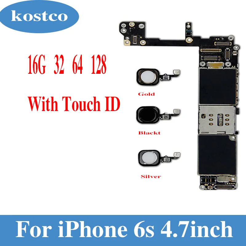 iPhone 6S with/without Touch ID Clean iCloud Unlock Motherboard Full Chip Work Logic Good Board 4G Network Cellular
iPhone 6S with/without Touch ID Clean iCloud Unlock Motherboard Full Chip Work Logic Good Board 4G Network Cellular