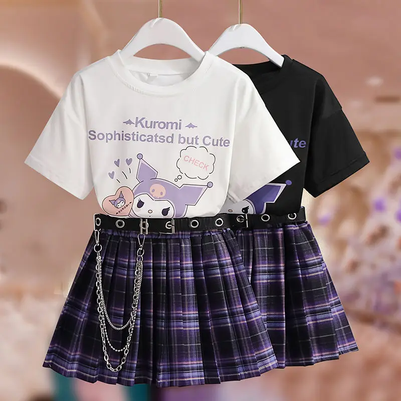 Sanrio Girl Jk Uniform Summer Kuromi Suit 2023 New Network Red Children Fashion Skirt Short-Sleeved Two-Piece Set
Sanrio Girl Jk Uniform Summer Kuromi Suit 2023 New Network Red Children Fashion Skirt Short-Sleeved Two-Piece Set