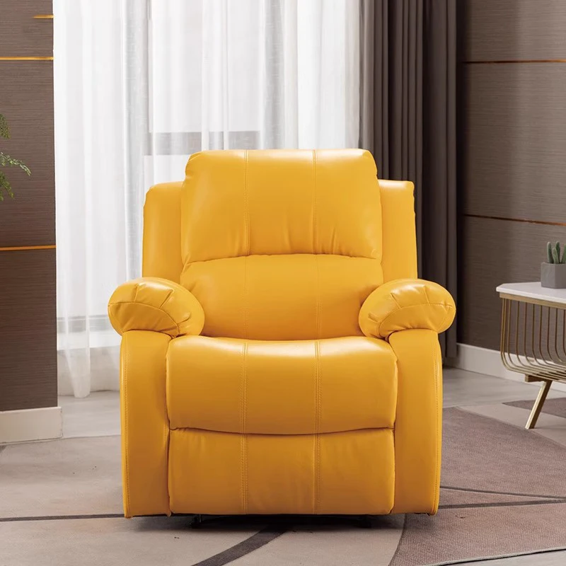 Single Adjustable Recliner Chair Multifunction Massage Bedroom Relax Relaxing Leather Recliner Chair Designer Transat Furniture
Single Adjustable Recliner Chair Multifunction Massage Bedroom Relax Relaxing Leather Recliner Chair Designer Transat Furniture