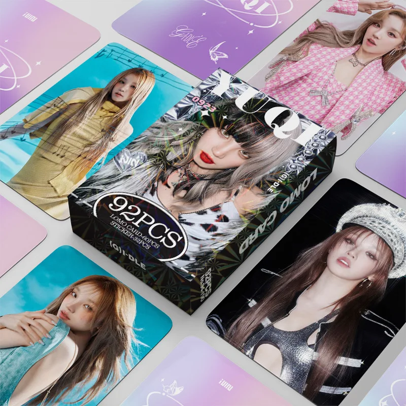 92pcs/set KPOP (G)I-DLE Card Song Yuqi Single Small Card Song Yuqi Album Gidle Female Child Printed Photo Collection Card
92pcs/set KPOP (G)I-DLE Card Song Yuqi Single Small Card Song Yuqi Album Gidle Female Child Printed Photo Collection Card