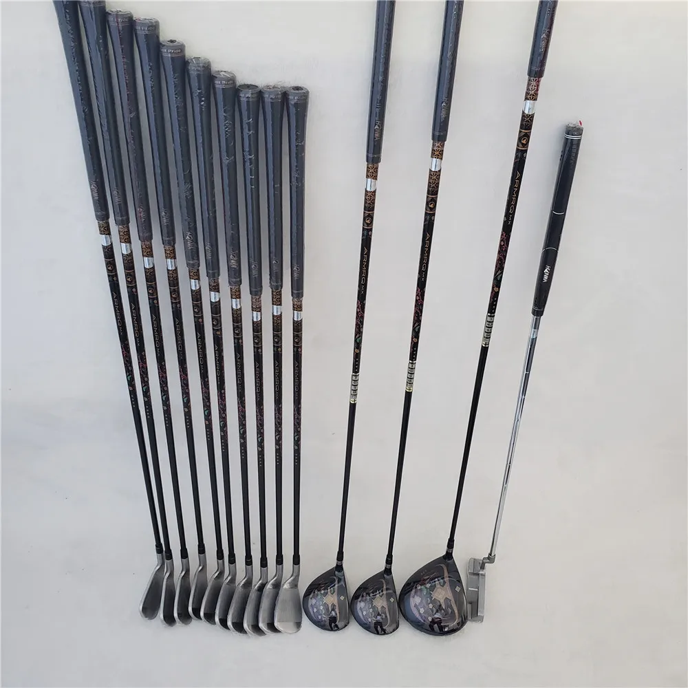 

Men HM 4star s08 Golf Complete Setof Golf Club Set Driver + Fairway Wood + Irons + Putter (14Pcs) Graphite Shaft R/S and HeadCov