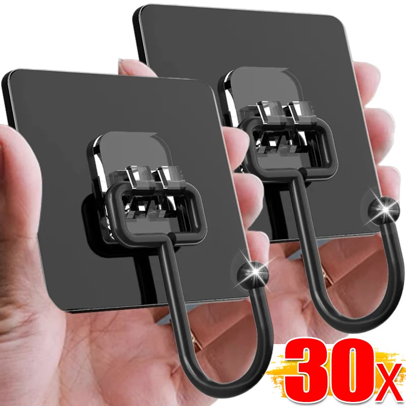 30/1Pcs Self Adhesive Hooks Multi-Purpose Door Wall Hanging Hook Kitchen Bathroom Storage Strong Sticky Hooks Towel Coat Holders
30/1Pcs Self Adhesive Hooks Multi-Purpose Door Wall Hanging Hook Kitchen Bathroom Storage Strong Sticky Hooks Towel Coat Holders