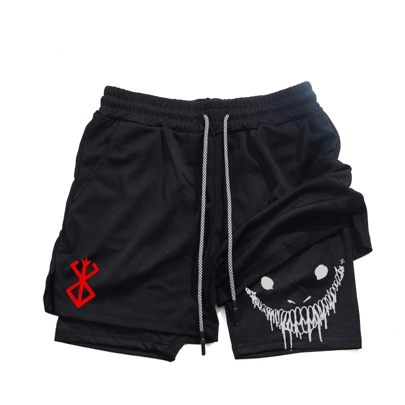 Berserk- Men's 2-in-1 sports shorts, running quick drying shorts, gym and fitness training, double layered
Berserk- Men's 2-in-1 sports shorts, running quick drying shorts, gym and fitness training, double layered