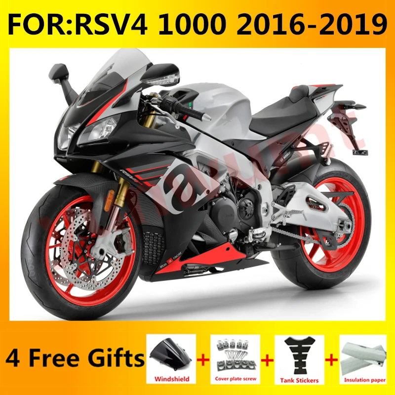 NEW ABS Motorcycle full Fairing kit Fit For RSV4 RSV 4 1000 2016 2017 2018 2019 2020 Bodywork Whole fairings kits silver black 
NEW ABS Motorcycle full Fairing kit Fit For RSV4 RSV 4 1000 2016 2017 2018 2019 2020 Bodywork Whole fairings kits silver black