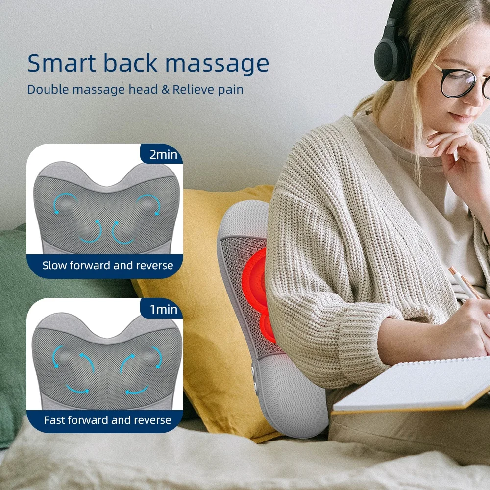 Multi-function Massage Pillow Electric Lumbar Massage Cushion Neck Shoulder Back Waist Relax Heating Kneading Pillow Massager
Multi-function Massage Pillow Electric Lumbar Massage Cushion Neck Shoulder Back Waist Relax Heating Kneading Pillow Massager