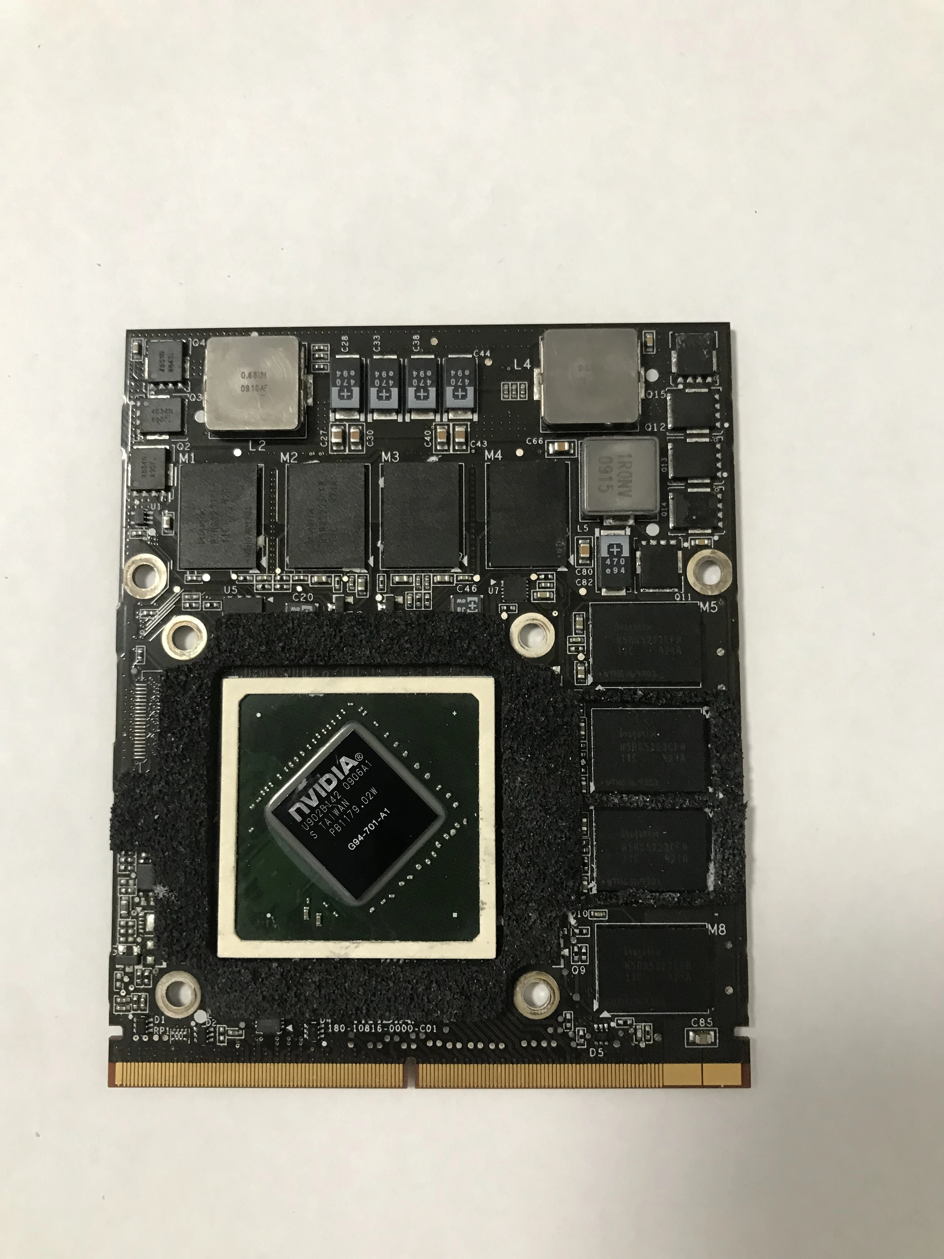 Original GT130M GT 130M G94-701-A1 VGA Graphic Video Card 512MB for Apple iMac Early 2009 24" A1225 100% Test Working Well
Original GT130M GT 130M G94-701-A1 VGA Graphic Video Card 512MB for Apple iMac Early 2009 24" A1225 100% Test Working Well