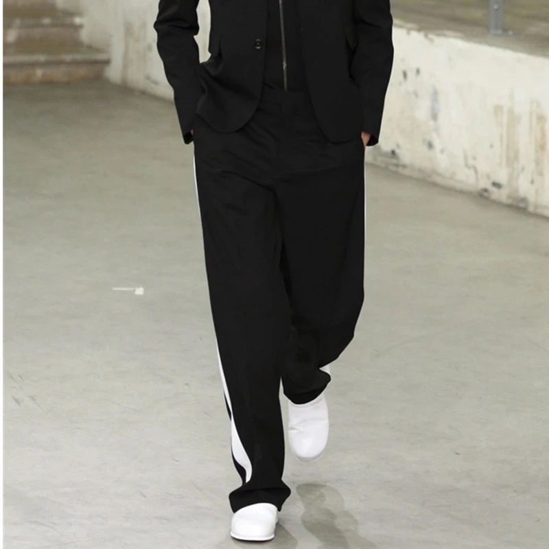 Men's Straight Pants Loose Autumn New Products European And American Catwalk Trend Large Size Solid Color Casual Pants Pants
Men's Straight Pants Loose Autumn New Products European And American Catwalk Trend Large Size Solid Color Casual Pants Pants