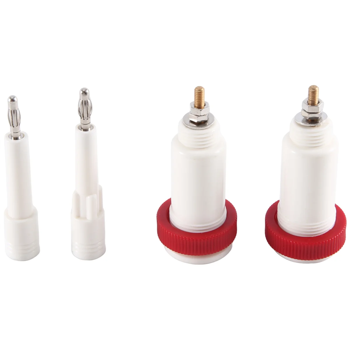 2 Pairs of 4 mm Banana Cross Jack 10Kv -30Kv High Voltage Connector Plug and Socket Power Supply Test Instrument
2 Pairs of 4 mm Banana Cross Jack 10Kv -30Kv High Voltage Connector Plug and Socket Power Supply Test Instrument