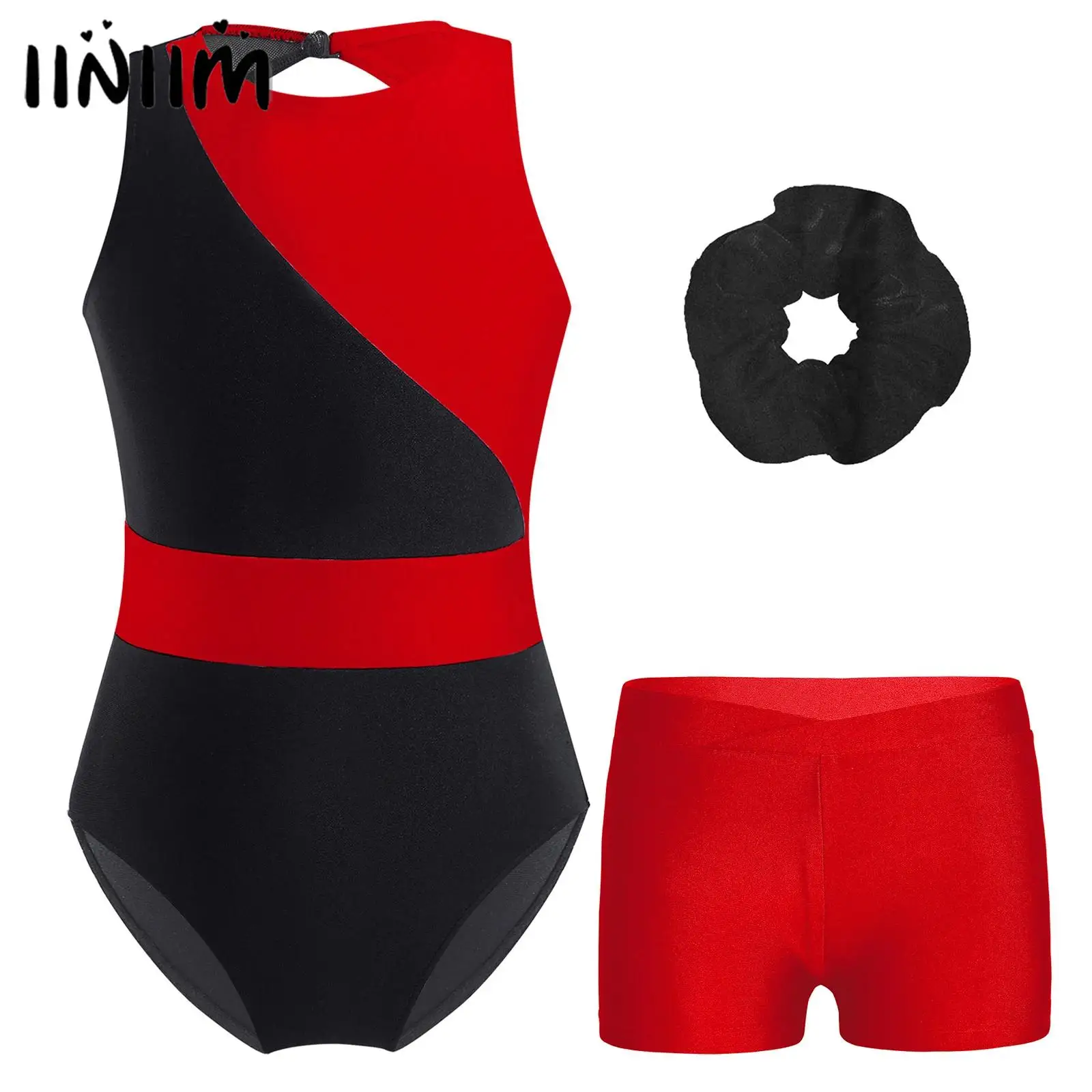 Детское гимнастическое трико с вырезами на спине для девочек, балетное трикотажное боди с V-образным вырезом и поясом спереди, шорты и резинка для волос, головной убор, Одежда для танцев
Детское гимнастическое трико с вырезами на спине для девочек, балетное трикотажное боди с V-образным вырезом и поясом спереди, шорты и резинка для волос, головной убор, Одежда для танцев