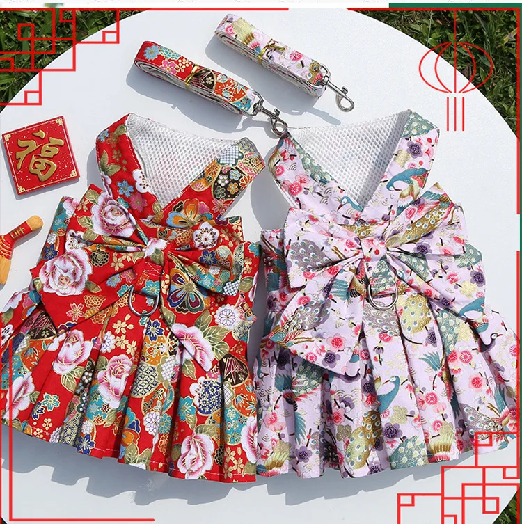 2023 New Pet Dog Harness and Leash Vest Breathable Checked Bowknot Cat Dress Teddy Bichon Dog Clothes Spring and Summer Outdoor
2023 New Pet Dog Harness and Leash Vest Breathable Checked Bowknot Cat Dress Teddy Bichon Dog Clothes Spring and Summer Outdoor